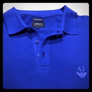 Armani Jeans Long Sleeve Polo